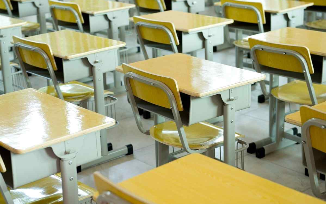The correlation between classroom furniture and student performance.